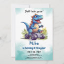 Search for t rex birthday invitations Monster truck