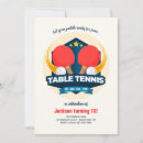 Search for table tennis invitations Sport