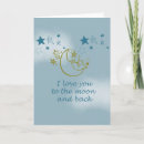 Search for to the moon and back cards Yellow