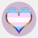 Search for trans pride heart stickers Rainbow