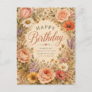 Search for vintage birthday postcards Floral