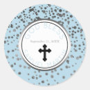 Search for blue silver stickers Communion