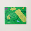 Search for tennis ball puzzles Racket