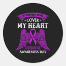 Search for heart with wings stickers Purple