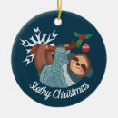 Search for sloth christmas tree decorations Cute