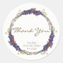 Search for wreath of flowers thank you stickers Typography