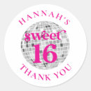 Search for disco birthday stickers Groovy