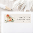 Search for cocktail return address labels Watercolor