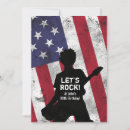 Search for rock party invitations Old school