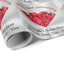 Search for 40th wedding anniversary wrapping paper Fortieth
