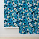 Search for blue floral pattern art Palm