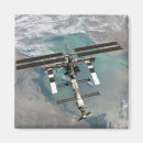 Search for spacecraft magnets International space station