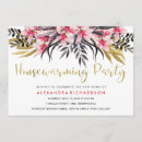 Search for gold housewarming party invitations Flowers