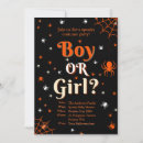 Search for creepy invitations Orange and black