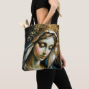 Search for blessed virgin mary tote bags Christian