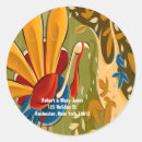 Search for thanksgiving address stickers Turkey