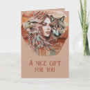 Search for watercolor wolf cards Feathers