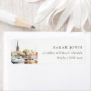 Search for seaside return address labels Modern elegant