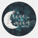 Search for love you to the moon and back stickers Stars