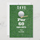 Search for golf 60th birthday invitations Green