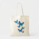 Search for blue butterfly paintings bags Watercolor