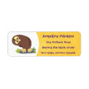 Search for funny owl return address labels Cartoon