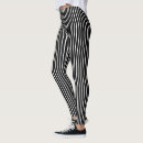 Search for black and white lines leggings Stripes