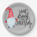 Search for christmas gnome plates Whimsical