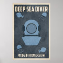 Search for deep sea divers posters Ocean