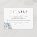 Search for information wedding enclosure cards Blue