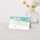 Search for beach wedding place cards Watercolor