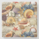 Search for sea shell coasters Ocean