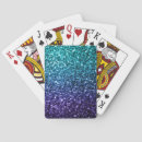 Search for sparkling playing cards Blue