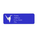 Search for crane return address labels Origami