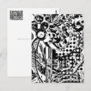 Search for black and white abstract art postcards Geometric