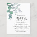 Search for eucalyptus bridal shower invitations Botanical