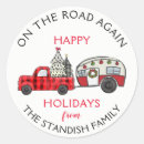 Search for antique truck stickers Rustic christmas