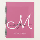 Search for hot pink planners Monogrammed