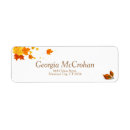 Search for fall bridal shower return address labels Thanksgiving