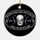 Search for gun christmas tree decorations America