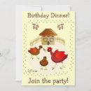 Search for spring chicken invitations Whimsical