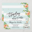 Search for travel bridal shower invitations Miss to mrs