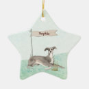 Search for italian greyhound christmas tree decorations Dog
