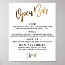 Search for open bar reception party drink menus Drinks