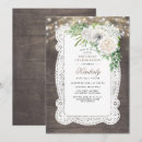 Search for lace flower invitations Wood
