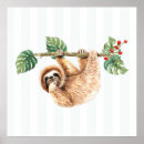 Search for sloth hang in there posters Animal
