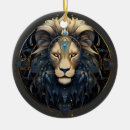 Search for leo zodiac christmas tree decorations Lion