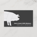 Search for bbq business cards Pig