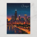 Search for chicago city lights postcards Downtown