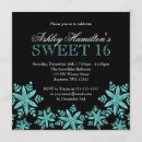 Search for winter wonderland sweet 16 invitations Birthday